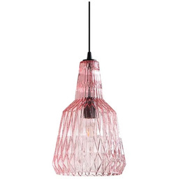 Lampa Wiszące Lindby, Belarion, ściemnialny, pudrowy róż, salon,