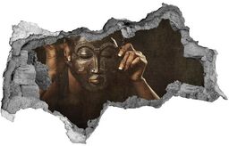 Dziura 3d fototapeta na ścianę Afrykańska maska