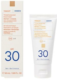 KORRES YOGHURT Koloryzujący krem ochronny do twarzy SPF30,