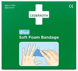 Cederroth Bandaż z pianki Soft Foam Bandage Blue