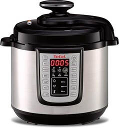 Tefal Fast & Delicious Szybkowar, Czarny/Srebrny, 6 l