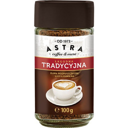 Astra Łagodna Tradycyjna 100g kawa rozpuszczalna