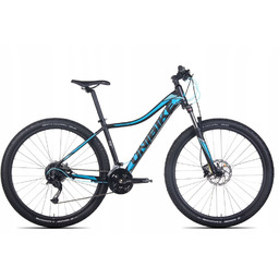 Fusion Lady 29 Czarno-turkusowy Rama 17'' Shimano Alivio