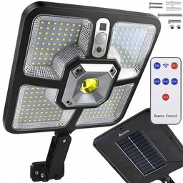 Lampa uliczna 8 W 500 lm zasilanie bateryjne,