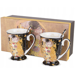 Komplet Kubki Gustav Klimt 2+2 Pudełko