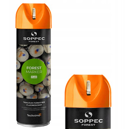 SOPPEC Farba spray pomarańczowa do znakowania drzew Fluo