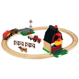 Kolejka Brio 33719 Trains Zestaw Farma