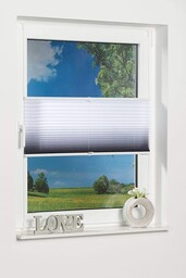 K-home Plisowana roleta Klemmfix gradient kolor antracyt 50
