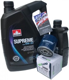 Filtr oleju FRAM PH3506 oraz olej SUPREME 5W30