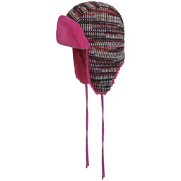 Czapka Pilotka Novale Multicolour by Lierys, intensywny róż,