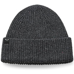 SALEWA Re-Zebru Knit Beanie, Dark Grey Melange, UNI58