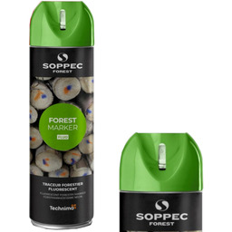 SOPPEC Farba spray zielona do znakowania drzew Fluo