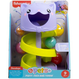 FISHER PRICE Zabawka edukacyjna Pets Kocia wieża HTW92