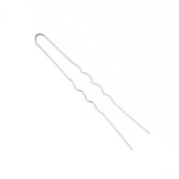 Szpilki kokówki do włosów srebrne 7,5 cm 20