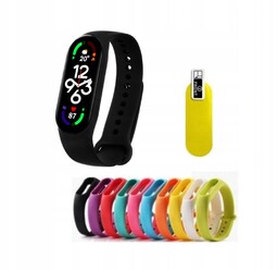 Xiaomi Mi Band 7 +folia +5 opaskek Smartwatch