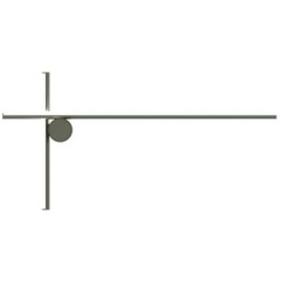 Lampa Ścienna FLOS, szary, salon, aluminium