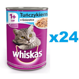 WHISKAS Adult puszka 24x400g - mokra karma