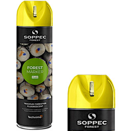 SOPPEC Farba spray żółta do znakowania drzew Fluo