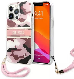 Guess GUHCP13XKCABPI iPhone 13 Pro Max 6,7" różowy/pink