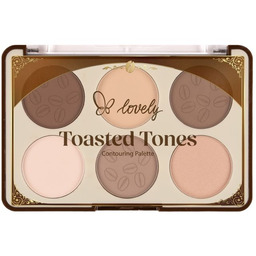 LOVELY Toasted Tones Contouring Palette paleta do konturowania
