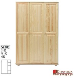 Szafa sosnowa typ SF 105