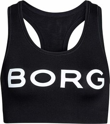 Björn Borg Solids Shelby biustonosz sportowy, czarny, biały,