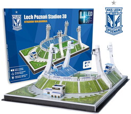 Stadion piłkarski Led Lech Poznań Retro model 3D