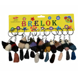 Futrzany Brelok Z Ogonem Zawieszka Do Kluczy Plecaka