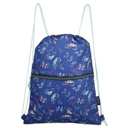 SEMI LINE Worek J4682 Motyle Niebieski