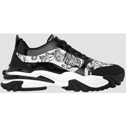 VERSACE JEANS COUTURE Czarno-białe sneakersy męskie Fondo New