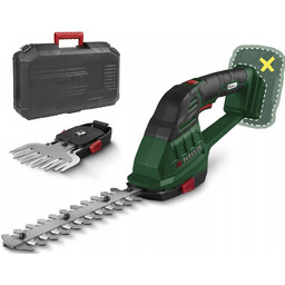 Parkside Akumulatorowe Nożyce Do Żywopłotu Krzewów Trawy 2w1