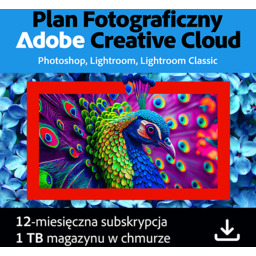 Kod aktywacyjny ADOBE Program Plan fotograficzny Creative Cloud