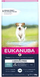 Eukanuba Adult SmallMedium Grain Free Łosoś 12kg