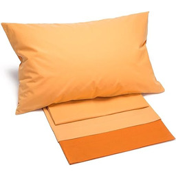 Caleffi Bikolor Pościel Narzuta, Bawełna, Pomarańczowy, Podwójny, 63508,