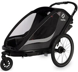 HAMAX Przyczepka rowerowa Cocoon One Szaro-czarny