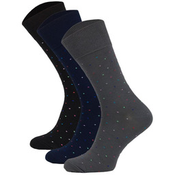 Regina 3PACK eleganckich, bambusowych skarpet Milano, w mini