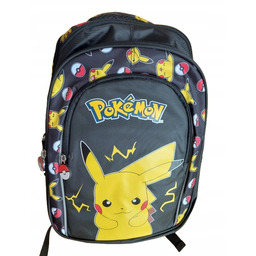 Plecak szkolny wielokomorowy Pokemon Pikachu Duży 22L Plus