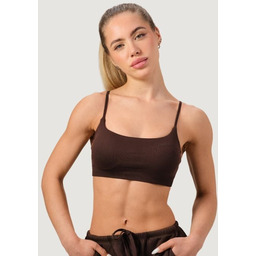 GymBeam Bezszwowy biustonosz sportowy NEO Mocha