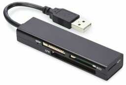 EDNET Czytnik kart 4-portowy USB 2.0 HighSpeed (Compact