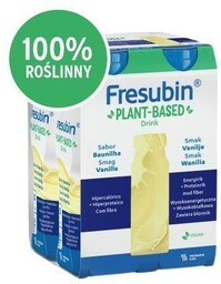 Fresubin PLANT-BASED Drink Wanilia, 4x200ml KRÓTKA DATA 30.06.2024