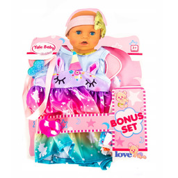 Ubranko Dla Lalki Bobas Tęczowa Sukienka