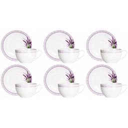 Veroni Passia Komplet Filiżanek 6+6 250ml
