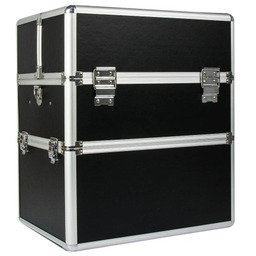 Kuferek kosmetyczny XXL dwuczęściowy na lampę i frezarkę