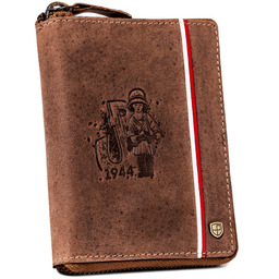 Portfel skórzany patriotyczny Peterson [DH] PTN 340PW-01 2-1-4
