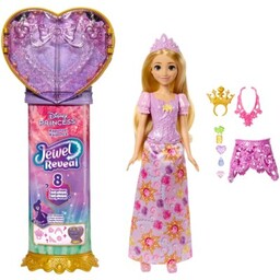 DISNEY PRINCESS Lalka Jewel Reveal Księżniczka Roszpunka JLK28
