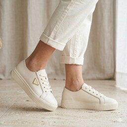 Sneakersy FJ307-3 Beżowe/Złote