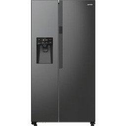 Gorenje NRR9185ESXL Side-By-Side lodówko-zamrażarka, czarna
