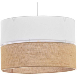 Lampa wisząca okrągła Linobianco 6573 TK Lighting naturalna