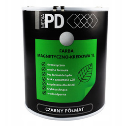 Farba Tablicowa Magnetyczna Czarna Matowa Magnetyczna Kredowa 1L