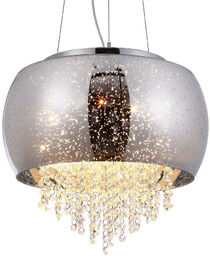 LAMPA wisząca STARLIGHT ML241 Milagro szklana OPRAWA glamour